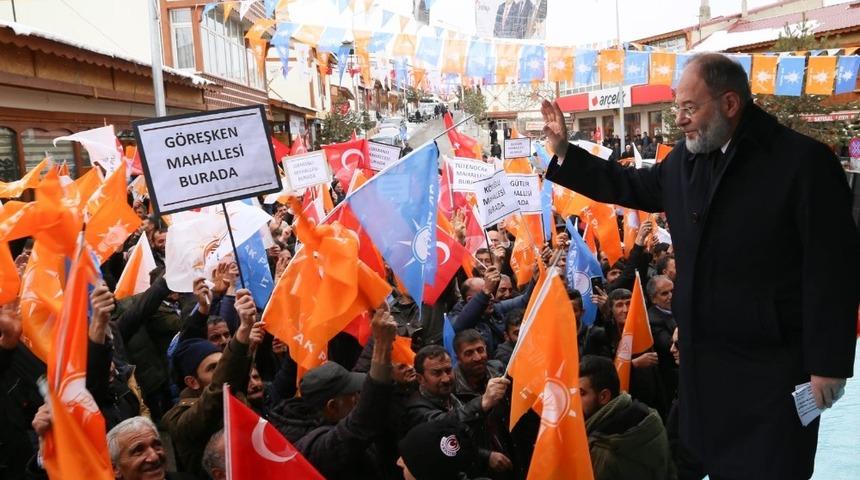 AK Parti Erzurum Milletvekili Akdağ il&ccedil;e il&ccedil;e geziyor