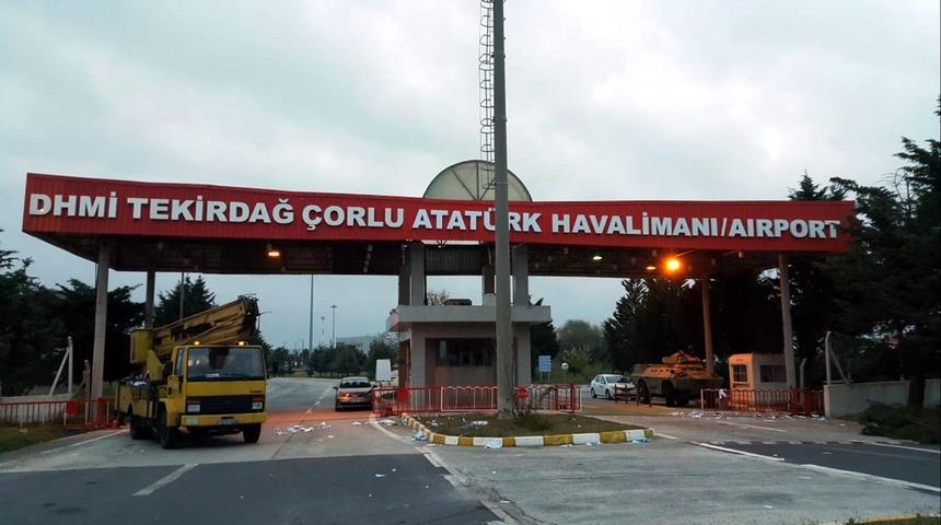 &Ccedil;orlu Havalimanı'nın adı, 'Tekirdağ &Ccedil;orlu Atat&uuml;rk Havalimanı' oldu