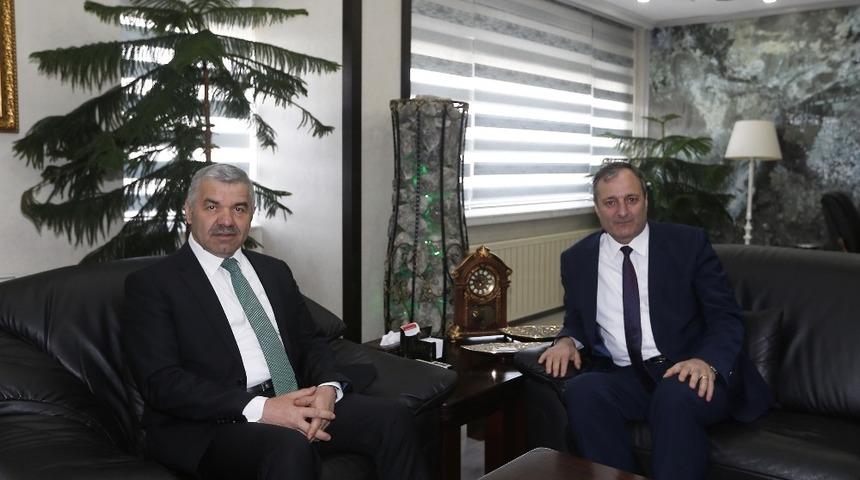 Başkan &Ccedil;elik&rsquo;ten veda ziyaretleri