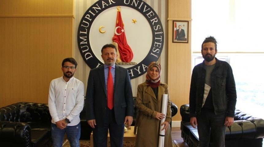 DP&Uuml; Kitaplaşan İnsanlar Topluluğu&rsquo;ndan Rekt&ouml;r G&ouml;ren&rsquo;e ziyaret