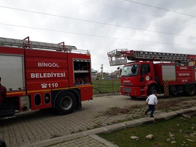 Bingöl’de elektrik panosu yandı