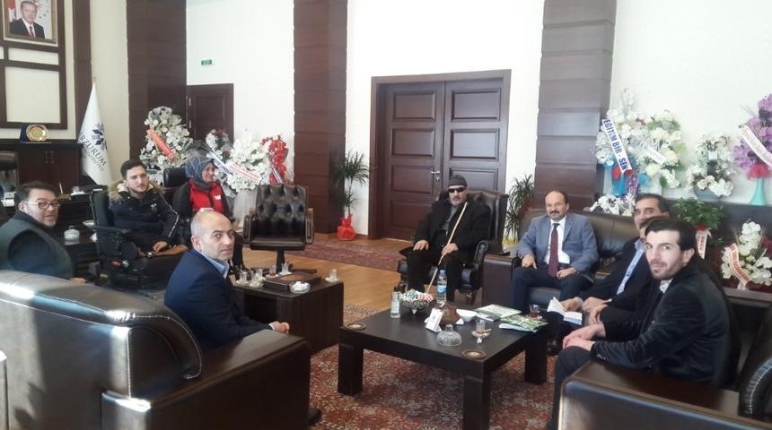 Kent Konseyi Engelli Meclisinden Rektör Çakmak’a ziyaret