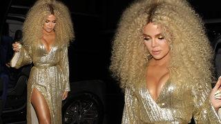 Khloe Kardashian yeni stiliyle tüm dikkatleri üstüne çekti