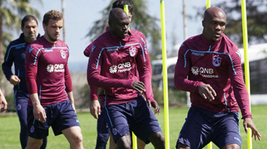 Antalyaspor ile karşılaşacak Trabzonspor kuvvet çalıştı