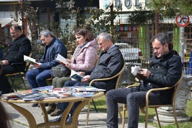 Sinop’ta kitap okuma etkinliği