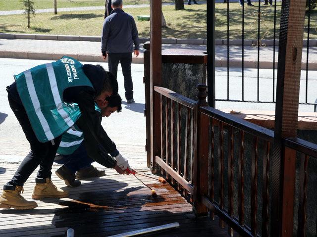 Huzurevinin onarımını, denetimli serbestlik hükümlüleri yapıyor