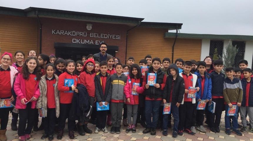 Karak&ouml;pr&uuml; Belediyesi Okuma Evlerinde minik &ouml;ğrencileri ağırladı