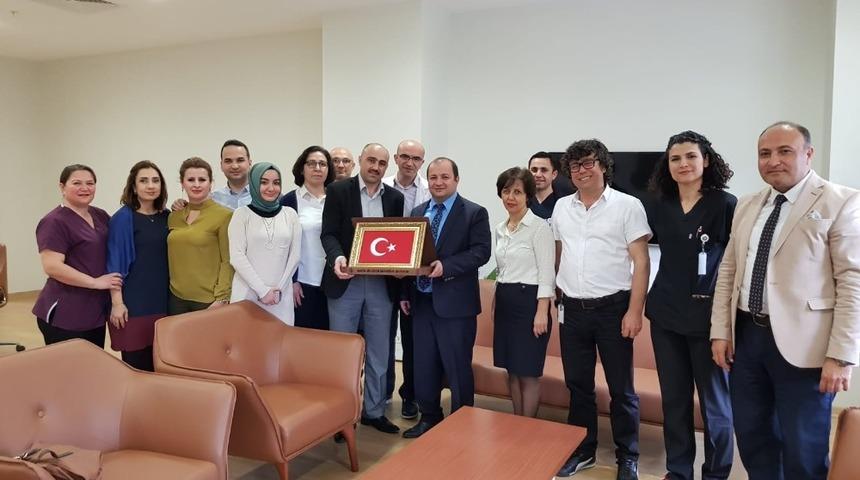 Irgatoğlu&rsquo;ndan yeni başhekimlere &rsquo;hayırlı olsun&rsquo; ziyareti