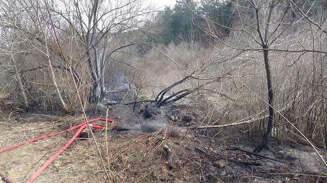 Gediz’deki orman yangını büyümeden söndürüldü