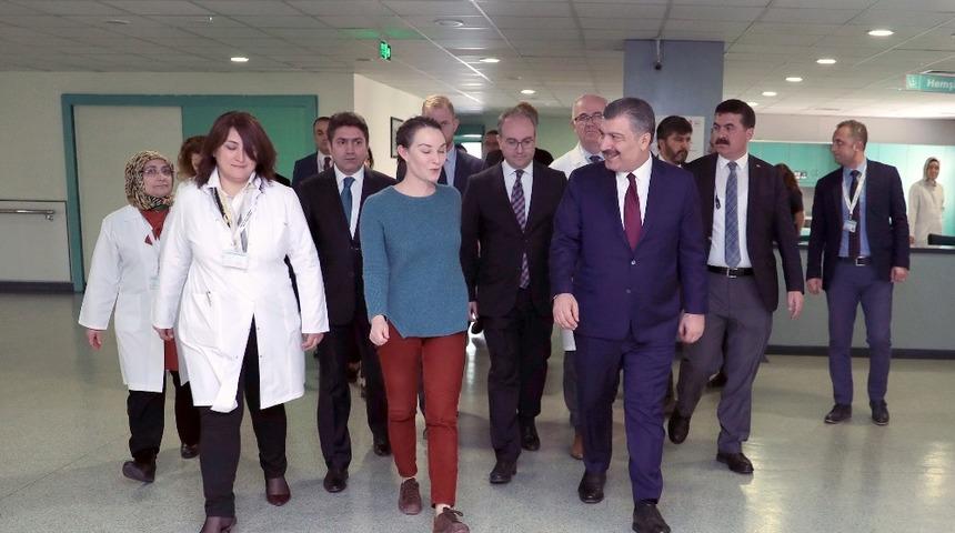 Sağlık Bakanı Koca&rsquo;dan Deniz Baykal&rsquo;a ziyaret