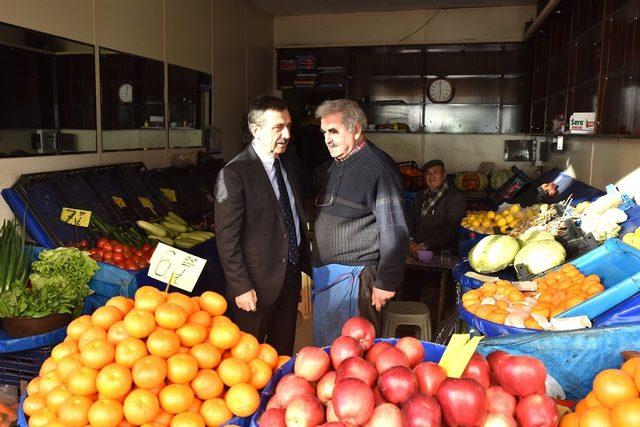 Başkan Ataç’ın esnaf ziyaretleri sürüyor