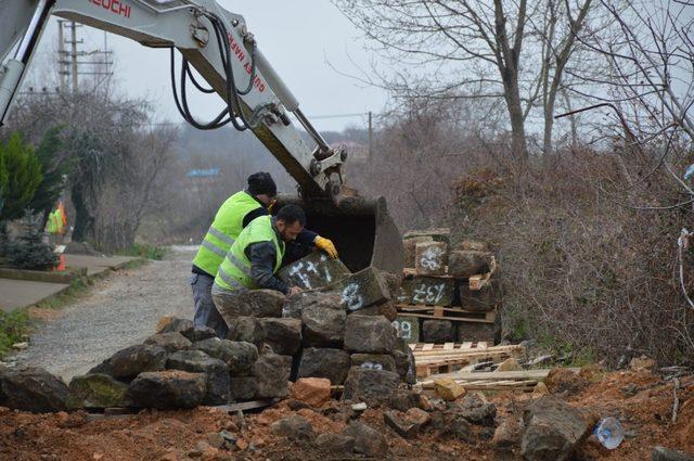 200 yıllık tarihi taş köprü parka taşınacak