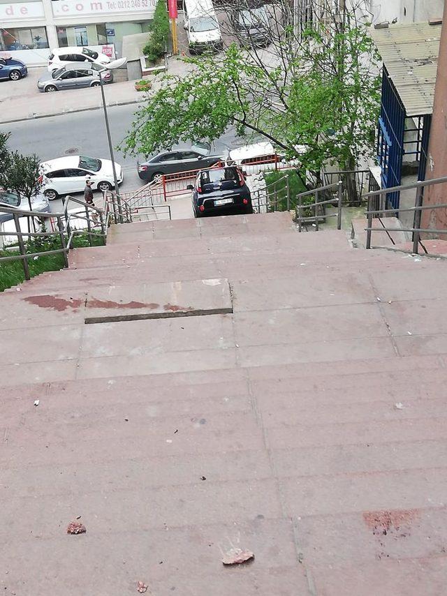 Kağıthane de ilgin&ccedil; kaza: Merdivenleri yol sanınca... 3