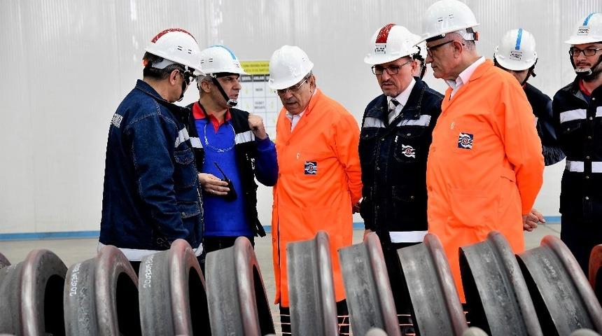 Eski genel m&uuml;d&uuml;rlerden Kardemir&rsquo;e ziyaret