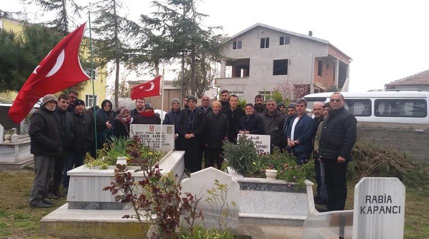 Şehit Coşkun Kapancı kabri başında anıldı
