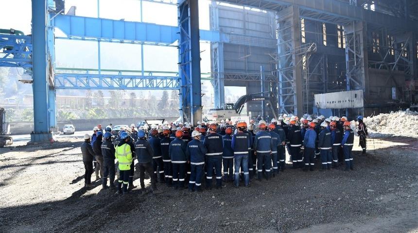 KARDEMİR’de  dördüncü sürekli döküm makinesi inşaat çalışmalarına başladı