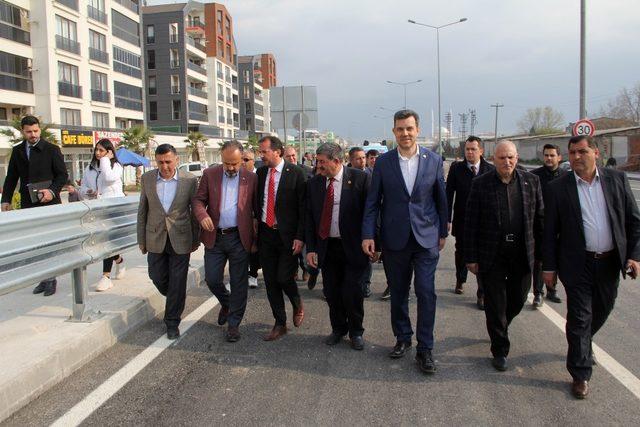 Panayır Köprülü Kavşağı trafiğe açıldı