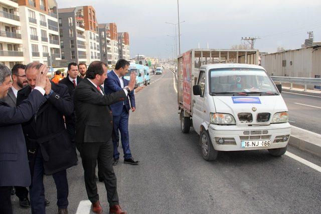 Panayır Köprülü Kavşağı trafiğe açıldı