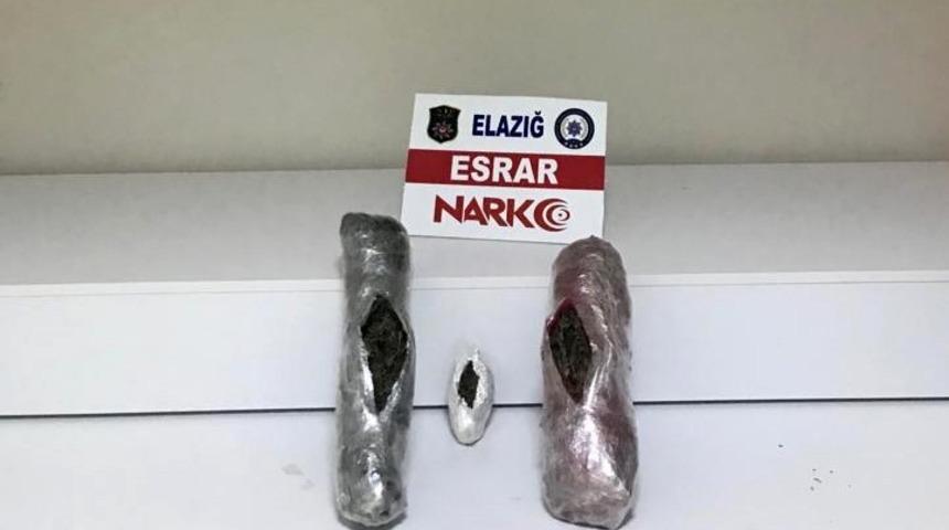 Elazığ&rsquo;da uyuşturucu operasyonu: 1 tutuklama