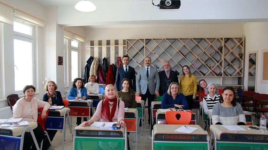 Bilgin ve Ceylan&rsquo;dan Halk Eğitim Merkezine ziyaret