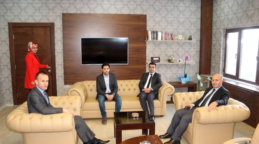 Bitlis Milli Eğitim M&uuml;d&uuml;r&uuml; Korkmaz&rsquo;dan, Ağrı İl Milli Eğitim M&uuml;d&uuml;r&uuml; Tekin&rsquo;e ziyaret