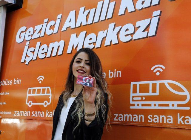 Gezici Akıllı Kart İşlem Merkezi hizmete başladı