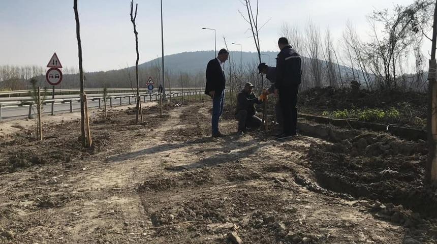 Vezirhan’da durak çalışmaları başladı