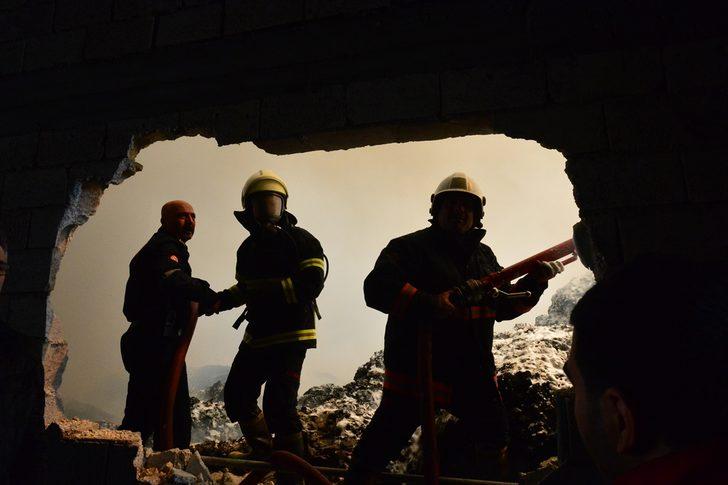 Şanlıurfa'da tekstil fabrikasında yangın  G1