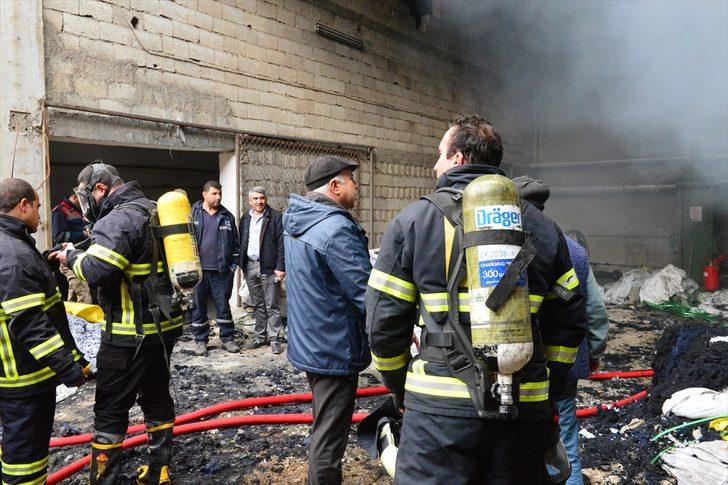 Şanlıurfa'da tekstil fabrikasında yangın  G3