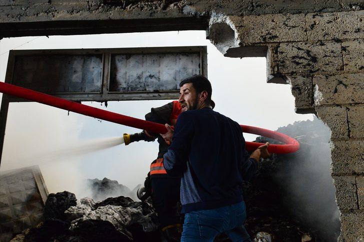 Şanlıurfa'da tekstil fabrikasında yangın  G4