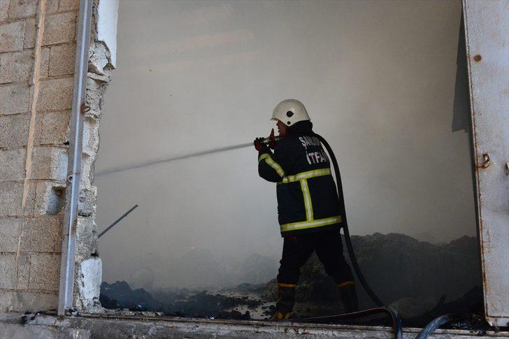 Şanlıurfa'da tekstil fabrikasında yangın  G5