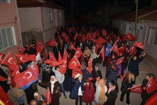 Başkan Bozkurt’a mahalle ziyaretlerinde yoğun ilgi