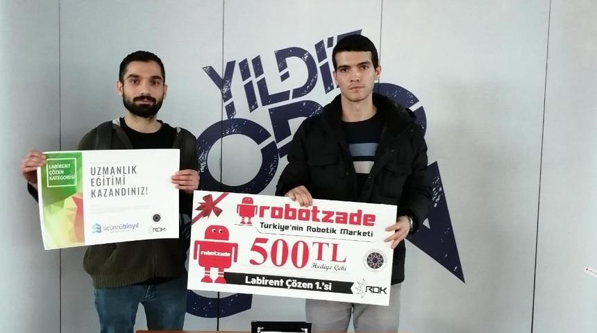 DÜ, 6. yıldız robocon yarışmasında birinci oldu