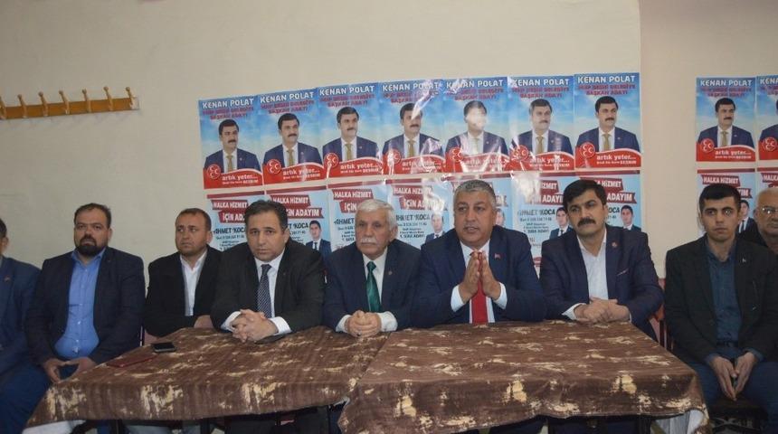 MHP Belediye Başkan Adayı, AK Parti lehine adaylıktan &ccedil;ekildi