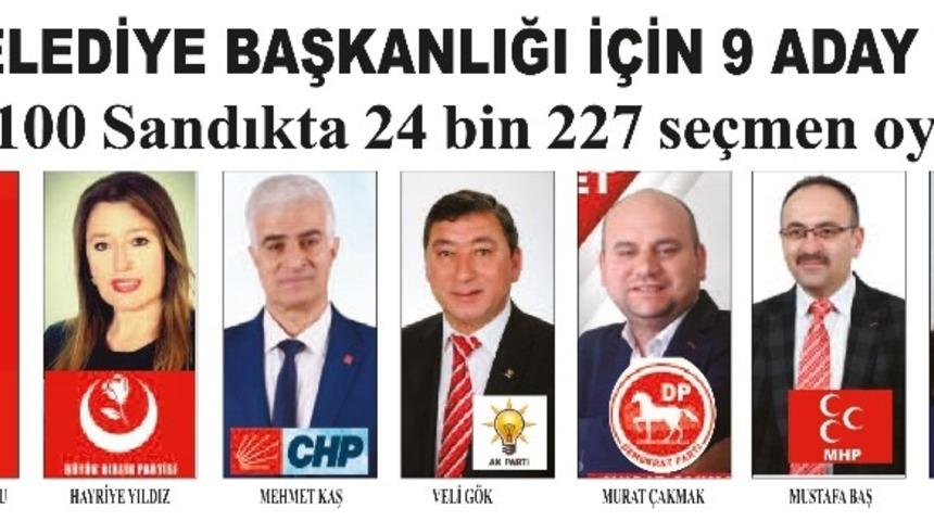 Eğirdir Belediye Başkanlığı İçin 9 Aday Yarışacak