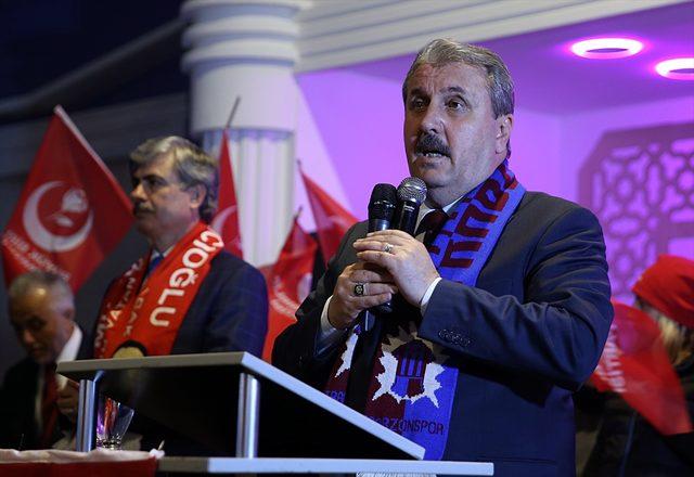 BBP Genel Başkanı Mustafa Destici Trabzon'da