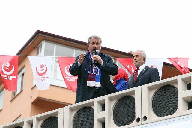 BBP Genel Başkanı Mustafa Destici Trabzon'da