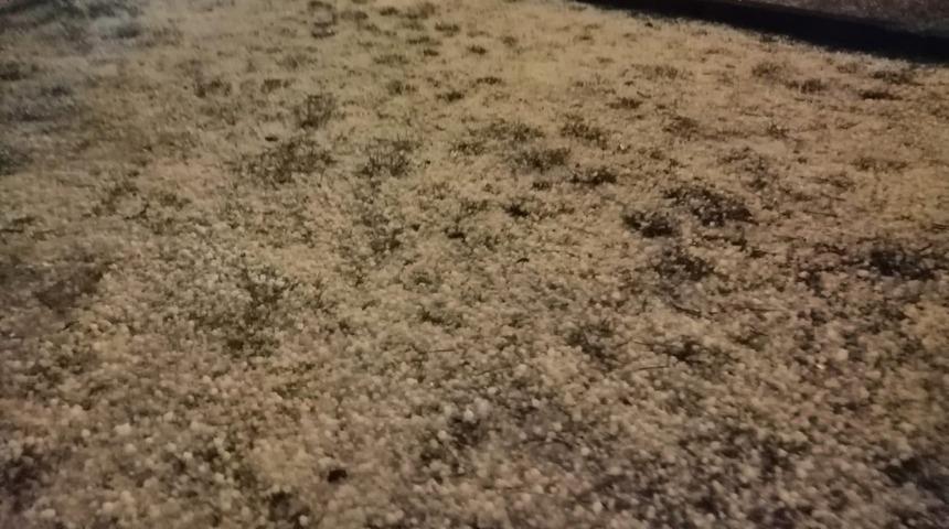 Solhan&rsquo;da dolu etkili oldu