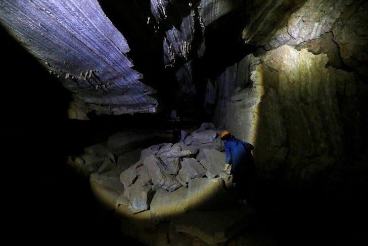 En uzun tuz mağarası İsrail'de bulundu G1