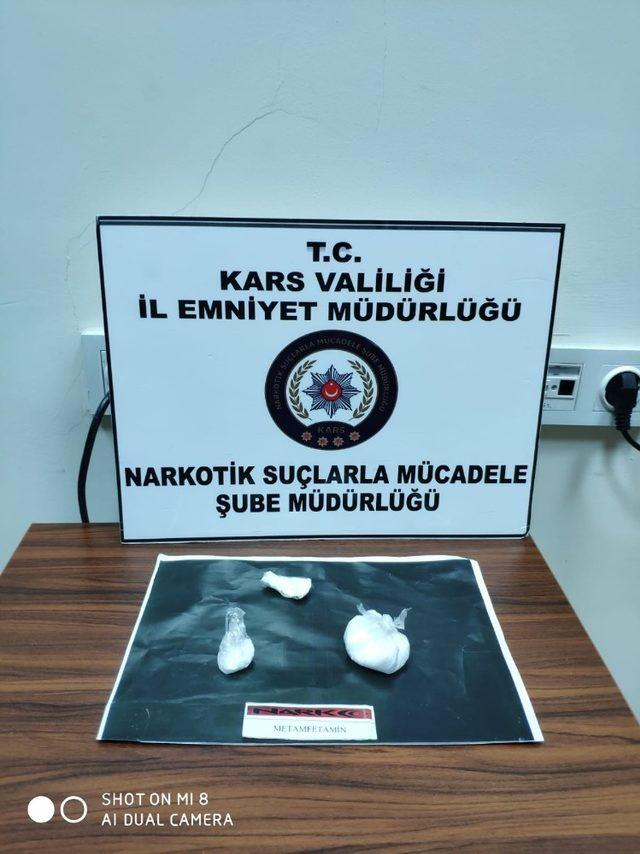 Kars’ta uyuşturucudan 1 kişi tutuklandı