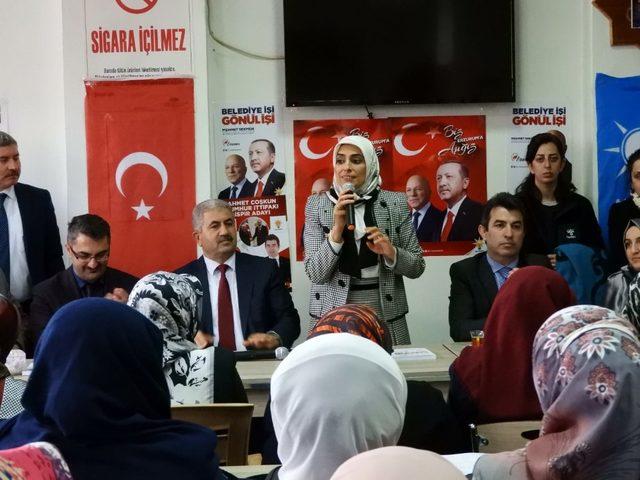 AK Parti Erzurum Milletvekili Taşkesenlioğlu, İspirlilerle bir araya geldi