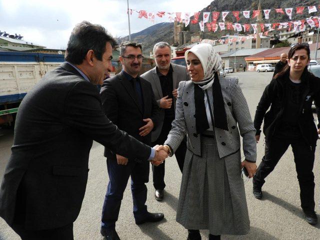 AK Parti Erzurum Milletvekili Taşkesenlioğlu, İspirlilerle bir araya geldi