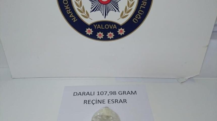 Yalova&rsquo;da uyuşturucu operasyonu: 34 g&ouml;zaltı