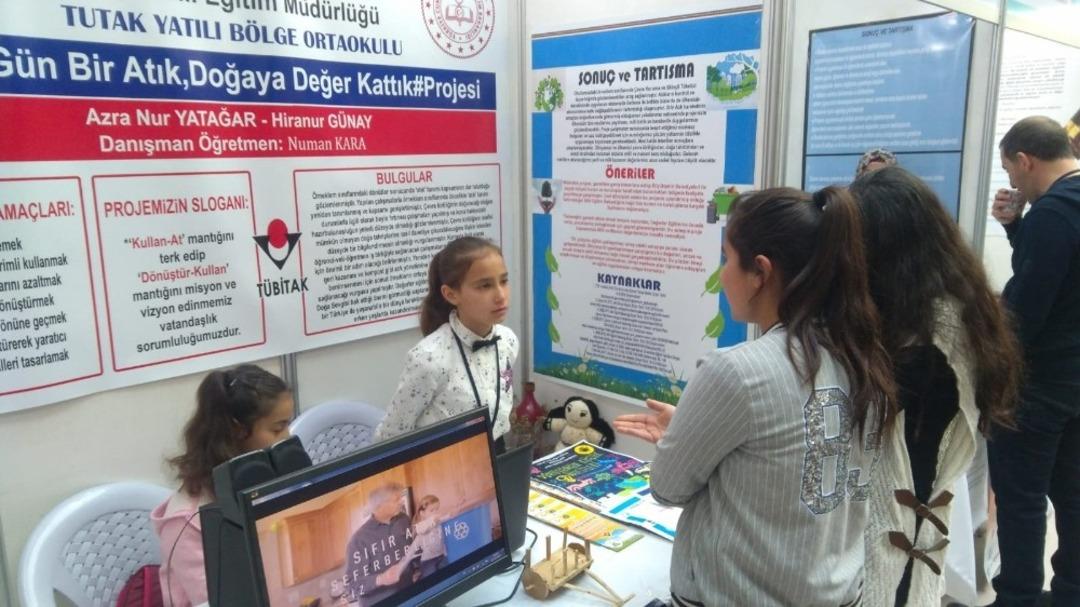 Tutak YBO &Ouml;ğrencilerinin T&Uuml;BİTAK Projesi B&ouml;lge birincisi oldu