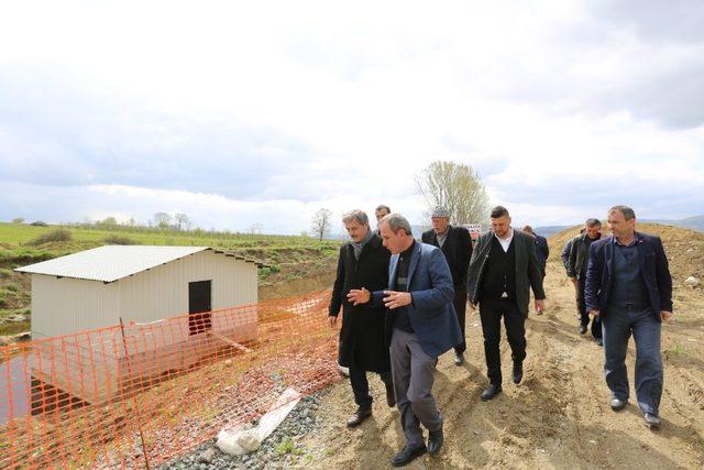 Başkan Alemdar Gökçeören’de ki çalışmaları inceledi