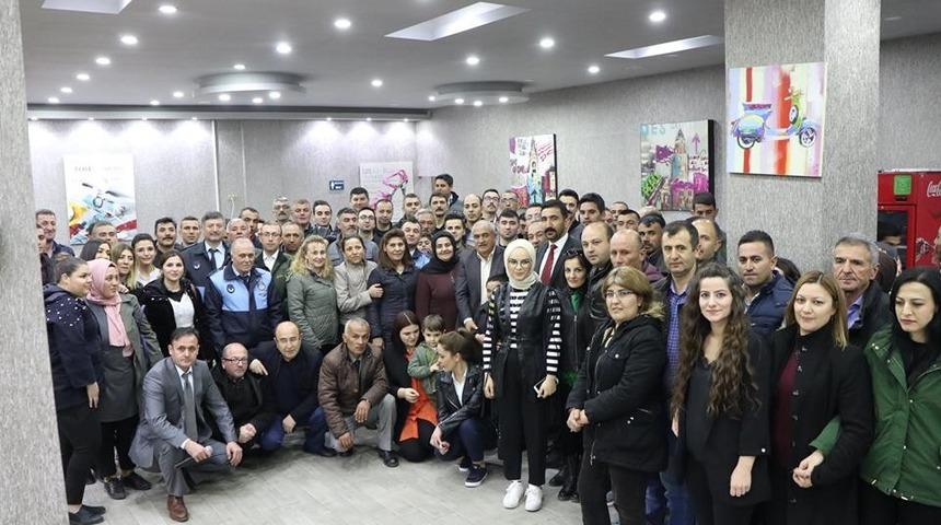 Kaman Belediye Başkanı Talu&rsquo;ya personeli veda yemeği d&uuml;zenledi