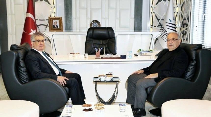 Vali Pekmez&rsquo;den, Başkan Kutlu&rsquo;ya ziyaret