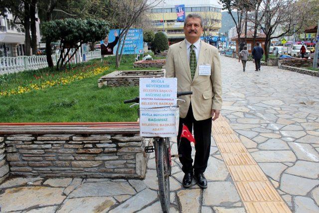 Muğla’nın bisikletli bağımsız büyükşehir adayı