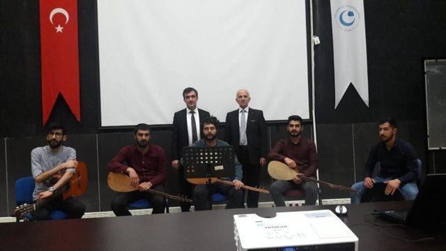 Adıyaman Üniversitesinde ‘Müzik’ konferansı verildi