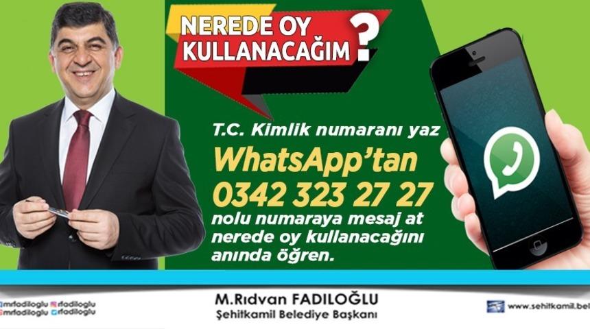 Şehitkamil&rsquo;den se&ccedil;mene b&uuml;y&uuml;k kolaylık